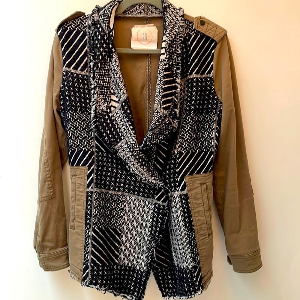 Hey Hei Sweater Utility Jacket